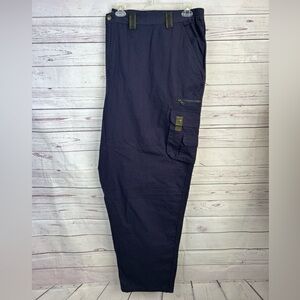 Boulder Creek Ranger Navy Blue Side Elastic Cargo Pants Size 62/38 Big